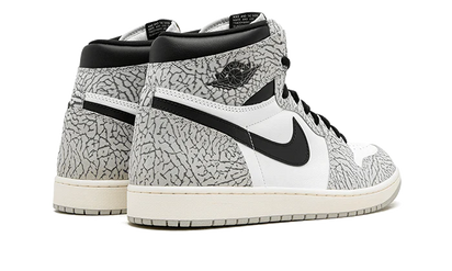 Buty Air Jordan Air Jordan 1 Retro High OG White Cement - widok z przodu - Rozmiary EU