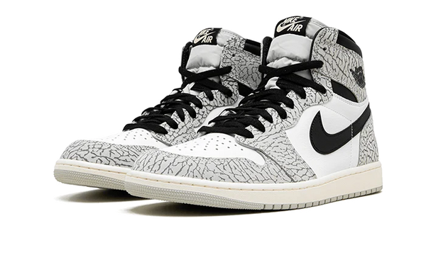 Air Jordan 1 Retro High OG White Cement - Kup oryginalne Air Jordan 1 Retro High OG White Cement DZ5485-052 - widok z drugiego boku - Sneakersy