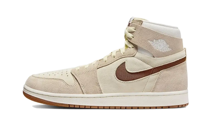 Air Jordan Air Jordan 1 High Zoom Air CMFT 2 Legend Coffee biały-czerwony - widok główny z boku | Saturaise.com