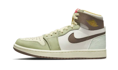 Air Jordan Air Jordan 1 High Zoom CMFT 2 Year Of The Rabbit biały-zielony - widok główny z boku | Saturaise.com