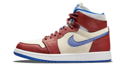 Air Jordan Air Jordan 1 High Zoom CMFT Team Red czarno-niebieski - widok główny z boku | Saturaise.com