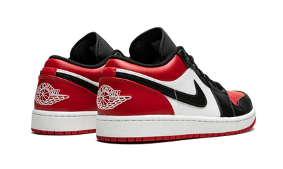 Buty Air Jordan Air Jordan 1 Low Bred Toe (2021) - widok z przodu - Rozmiary EU
