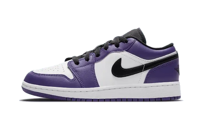 Air Jordan Air Jordan 1 Low Court Purple fioletowo-biały - widok główny z boku | Saturaise.com
