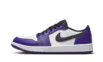 Air Jordan Air Jordan 1 Low Golf Court Purple fioletowo-biały - widok główny z boku | Saturaise.com