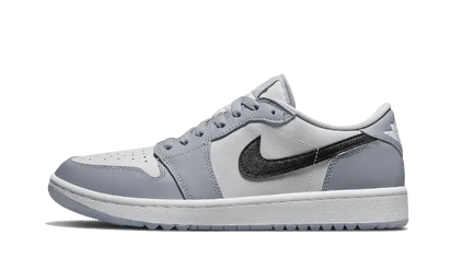 Air Jordan Air Jordan 1 Low Golf Wolf Grey czarny-biały - widok główny z boku | Saturaise.com