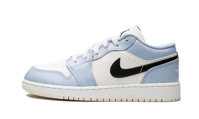 Air Jordan Air Jordan 1 Low Ice Blue Black czarny-biały - widok główny z boku | Saturaise.com