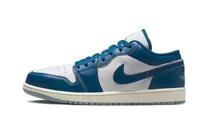 Air Jordan Air Jordan 1 Low Industrial Blue czarny-biały - widok główny z boku | Saturaise.com