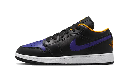 Air Jordan Air Jordan 1 Low Lakers czarno-żółty - widok główny z boku | Saturaise.com