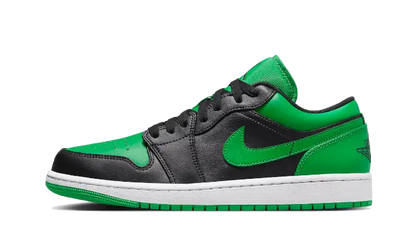Air Jordan Air Jordan 1 Low Lucky Green czarny-biały - widok główny z boku | Saturaise.com