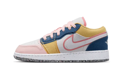 Air Jordan Air Jordan 1 Low Multicolor biały-niebieski - widok główny z boku | Saturaise.com