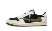 Air Jordan Air Jordan 1 Retro Low OG SP Travis Scott Olive brązowo-biały - widok główny z boku | Saturaise.com
