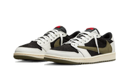 Kup oryginalne Air Jordan 1 Retro Low OG SP Travis Scott Olive DZ4137-106 - widok z drugiego boku - Sneakersy