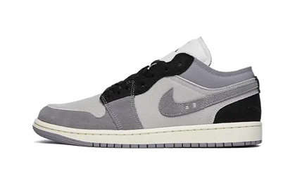 Air Jordan Air Jordan 1 Low SE Craft Cement Grey szaro-czarny - widok główny z boku | Saturaise.com