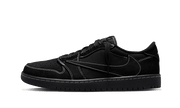 Air Jordan Travis Scott x Air Jordan 1 Retro Low OG SP Black Phantom brązowo-biały - widok główny z boku | Saturaise.com