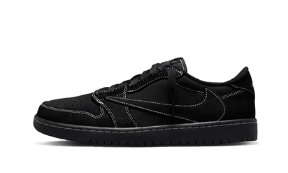 Air Jordan Travis Scott x Air Jordan 1 Retro Low OG SP Black Phantom brązowo-biały - widok główny z boku | Saturaise.com