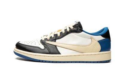 Air Jordan Air Jordan 1 Low Travis Scott Fragment biało-niebieski - widok główny z boku | Saturaise.com