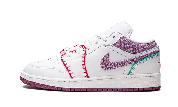 Air Jordan 1 Low White Light Bordeaux