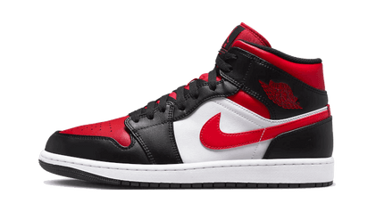 Air Jordan Air Jordan 1 Mid Alternate Bred Toe czarno-czerwony - widok główny z boku | Saturaise.com