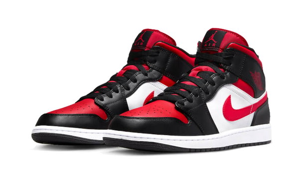 Air Jordan 1 Mid Alternate Bred Toe - Kup oryginalne Air Jordan 1 Mid Alternate Bred Toe 554724-079 - widok z drugiego boku - Sneakersy