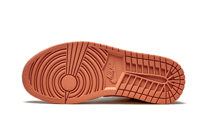 100% Oryginalne Air Jordan 1 Mid Apricot Orange - widok z tyłu - 1925.00 PLN