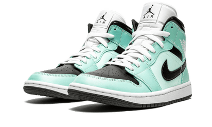 Kup oryginalne Air Jordan 1 Mid Aqua Blue Tint BQ6472-300 - widok z drugiego boku - Sneakersy