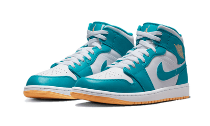 Buty Air Jordan Air Jordan 1 Mid Aquatone - widok z przodu - Rozmiary EU