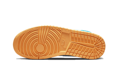 100% Oryginalne Air Jordan 1 Mid Aquatone - widok z tyłu - 1025.00 PLN