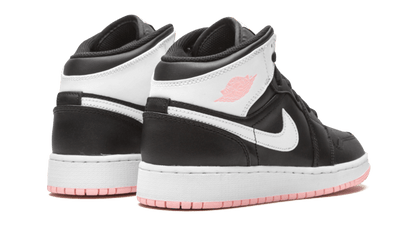Buty Air Jordan Air Jordan 1 Mid Arctic Pink Black - widok z przodu - Rozmiary EU