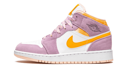 Air Jordan Air Jordan 1 Mid Arctic Pink biały-czerwony - widok główny z boku | Saturaise.com
