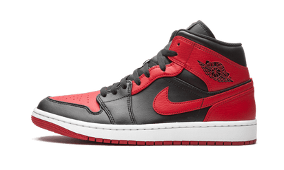 Air Jordan Air Jordan 1 Mid Banned (2020) czarny-biały - widok główny z boku | Saturaise.com