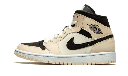 Air Jordan Air Jordan 1 Mid Barely Orange czarny-biały - widok główny z boku | Saturaise.com