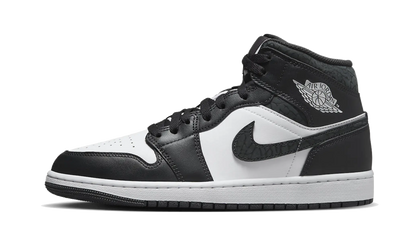 Air Jordan Air Jordan 1 Mid Black Elephant czarny-biały - widok główny z boku | Saturaise.com