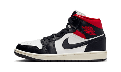 Air Jordan Air Jordan 1 Mid Black Gym Red czerwono-czarny - widok główny z boku | Saturaise.com