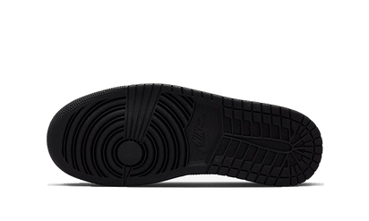 Buty Air Jordan Air Jordan 1 Mid Black Gym Red - widok z przodu - Rozmiary EU