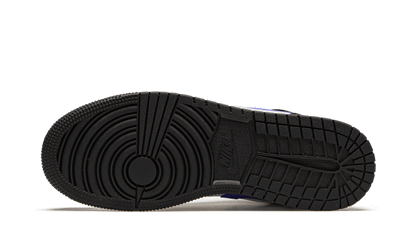 100% Oryginalne Air Jordan 1 Mid Black Racer Blue White - widok z tyłu - 750.00 PLN