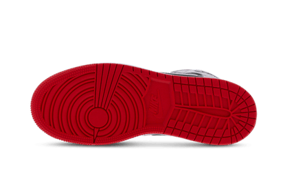 Buty Air Jordan Air Jordan 1 Mid Cement Grey Red - widok z przodu - Rozmiary EU