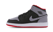 Air Jordan Air Jordan 1 Mid Cement Grey Red czerwono-czarny - widok główny z boku | Saturaise.com