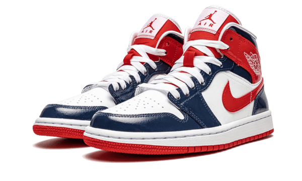 Air Jordan 1 Mid Champ Colors - Kup oryginalne Air Jordan 1 Mid Champ Colors DJ5984-400 - widok z drugiego boku - Sneakersy