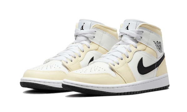 Air Jordan 1 Mid Coconut Milk - Kup oryginalne Air Jordan 1 Mid Coconut Milk BQ6472-121 - widok z drugiego boku - Sneakersy