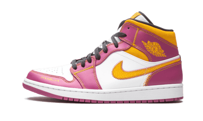 Air Jordan Air Jordan 1 Mid Dia de los Muertos czarny-biały - widok główny z boku | Saturaise.com