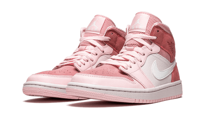 Kup oryginalne Air Jordan 1 Mid Digital Pink CW5379-600 - widok z drugiego boku - Sneakersy