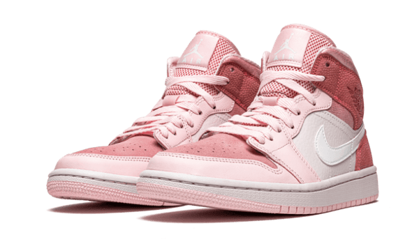 Air Jordan 1 Mid Digital Pink - Kup oryginalne Air Jordan 1 Mid Digital Pink CW5379-600 - widok z drugiego boku - Sneakersy