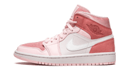 Air Jordan Air Jordan 1 Mid Digital Pink czarny-biały - widok główny z boku | Saturaise.com