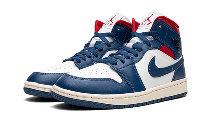Kup oryginalne Air Jordan 1 Mid French Blue BQ6472-146 - widok z drugiego boku - Sneakersy