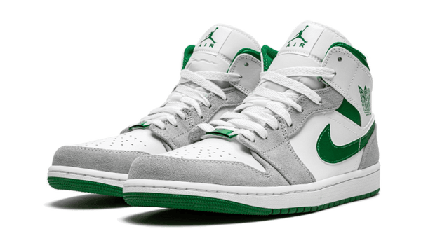 Air Jordan 1 Mid Grey Green - Kup oryginalne Air Jordan 1 Mid Grey Green DC7294-103 - widok z drugiego boku - Sneakersy