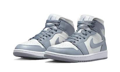 Kup oryginalne Air Jordan 1 Mid Grey Sail BQ6472-115 - widok z drugiego boku - Sneakersy