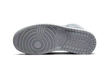 Buty Air Jordan Air Jordan 1 Mid Grey Sail - widok z przodu - Rozmiary EU