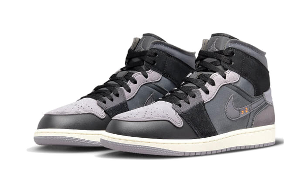 Air Jordan 1 Mid Inside Out Black - Kup oryginalne Air Jordan 1 Mid Inside Out Black DM9652-001 - widok z drugiego boku - Sneakersy
