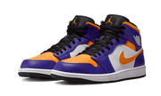 Kup oryginalne Air Jordan 1 Mid Lakers (2022) DQ8426-517 - widok z drugiego boku - Sneakersy