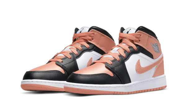 Air Jordan 1 Mid Light Madder Root - Kup oryginalne Air Jordan 1 Mid Light Madder Root DM9077-108 - widok z drugiego boku - Sneakersy